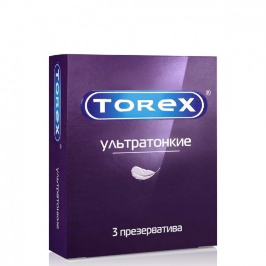 Презервативы Torex  Ультратонкие  - 3 шт. - Torex - купить с доставкой в Брянске