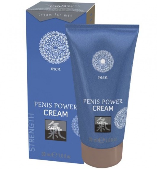 Возбуждающий крем для мужчин Penis Power Cream - 30 мл. - Shiatsu - купить с доставкой в Брянске