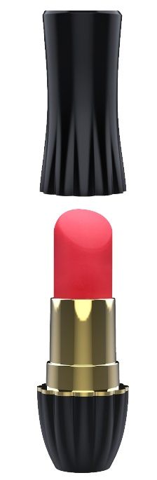 Клиторальный стимулятор-помада LIPSTICK - 9,3 см. - Dream Toys - купить с доставкой в Брянске