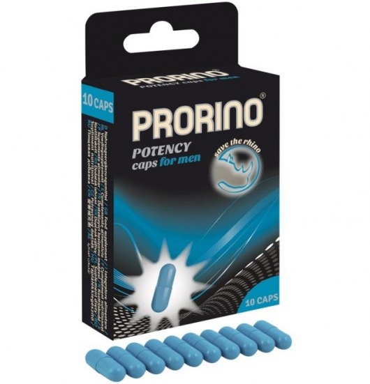 БАД для мужчин ero black line PRORINO Potency Caps for men - 10 капсул - Ero - купить с доставкой в Брянске