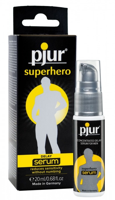 Сыворотка-пролонгатор pjur SUPERHERO Delay Serum - 20 мл. - Pjur - купить с доставкой в Брянске