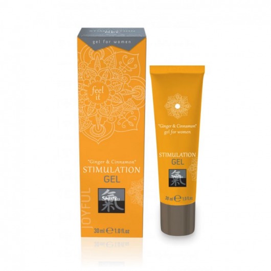 Возбуждающий интимный гель STIMULATION GEL Ginger   Cinnamon - 30 мл. - Shiatsu - купить с доставкой в Брянске