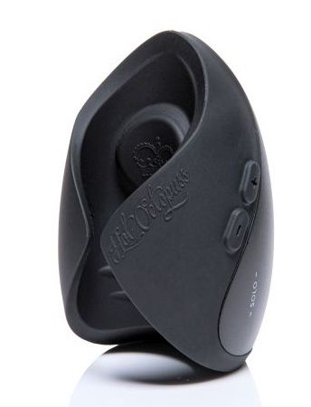 Черный инновационный мужской вибратор PULSE SOLO ESSENTIAL - Hot Octopuss - в Брянске купить с доставкой