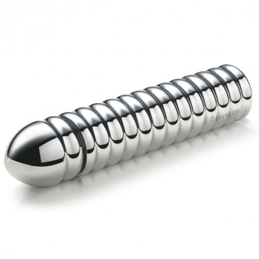 Рельефный фаллос для интенсивного электросекса Groovey George - 20 см. - MyStim - купить с доставкой в Брянске