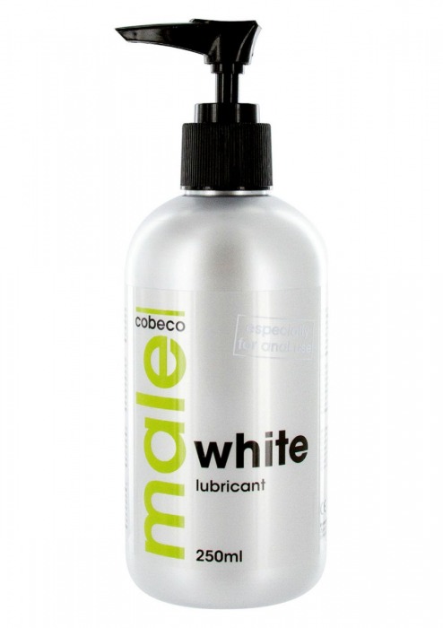 Анальная смазка на водной основе MALE Cobeco White Lubricant - 250 мл. - Cobeco - купить с доставкой в Брянске
