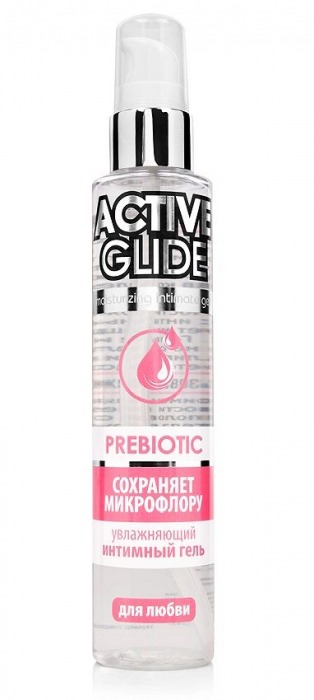 Увлажняющий интимный гель Active Glide Prebiotic - 100 гр. - Биоритм - купить с доставкой в Брянске