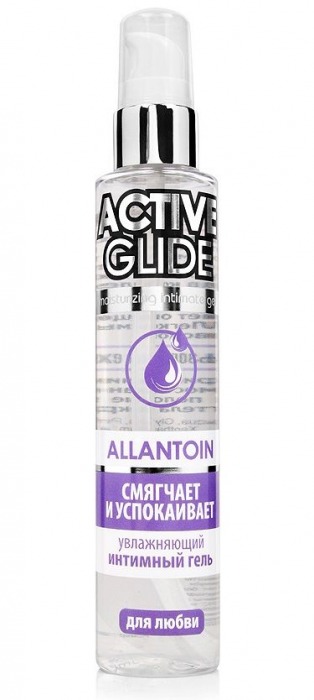 Увлажняющий интимный гель Active Glide Allantoin - 100 гр. - Биоритм - купить с доставкой в Брянске