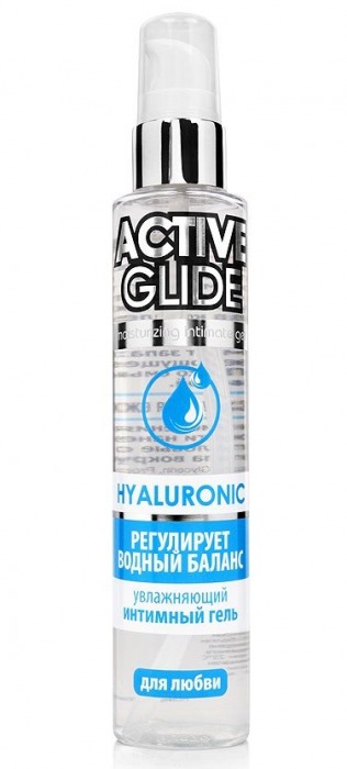 Увлажняющий интимный гель Active Glide Hyaluronic - 100 гр. - Биоритм - купить с доставкой в Брянске