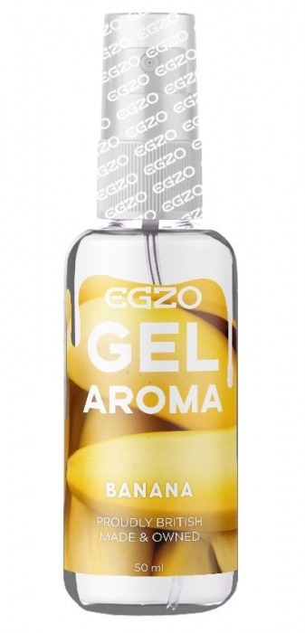 Интимный лубрикант EGZO AROMA с ароматом банана - 50 мл. - EGZO - купить с доставкой в Брянске