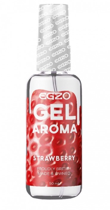 Интимный лубрикант EGZO AROMA с ароматом клубники - 50 мл. - EGZO - купить с доставкой в Брянске