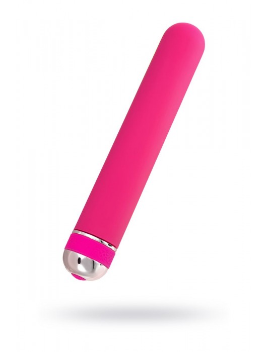Розовый нереалистичный вибратор Mastick - 18 см. - A-toys