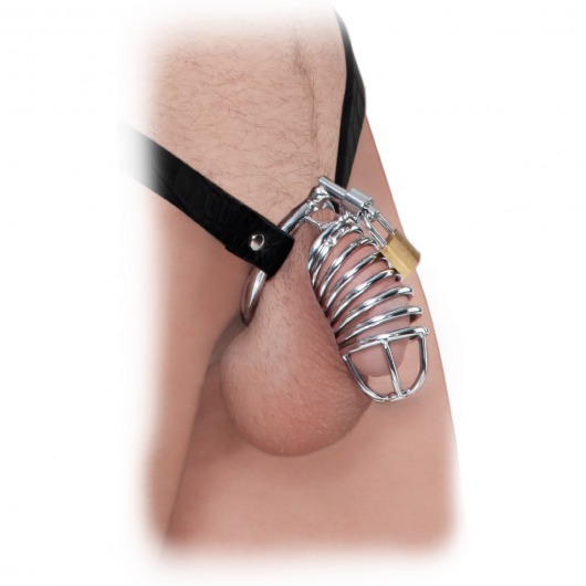 Кольцо верности Extreme Chastity Belt с фиксацией головки - Pipedream - купить с доставкой в Брянске