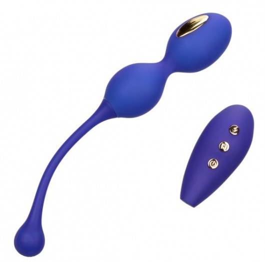 Фиолетовые виброшарики с электростимуляцией Impulse Intimate E-Stimulator Dual Kegel - California Exotic Novelties - купить с доставкой в Брянске