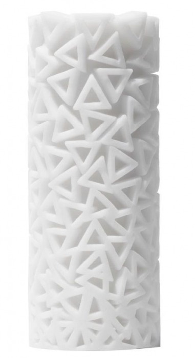 Белый 3D мастурбатор PILE - Tenga - в Брянске купить с доставкой