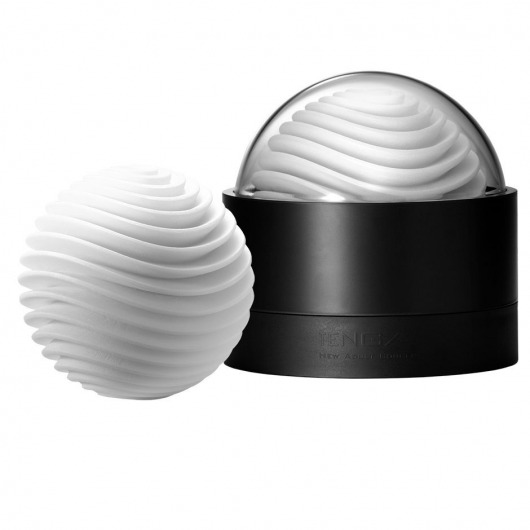 Белый мастурбатор Tenga Geo Aqua - Tenga - в Брянске купить с доставкой