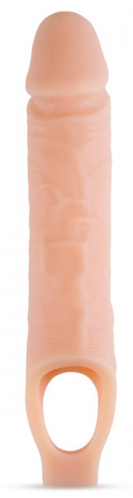 Телесный реалистичный фаллоудлинитель 10 Inch Silicone Cock Sheath Penis Extender - 25,4 см. - Blush Novelties - в Брянске купить с доставкой