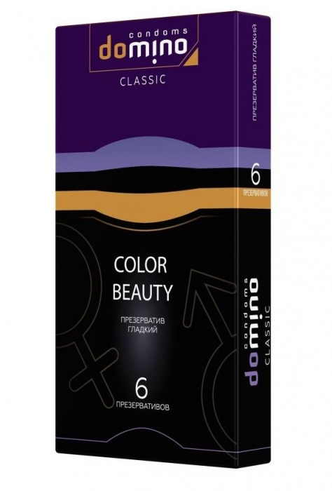 Разноцветные презервативы DOMINO Colour Beauty - 6 шт. - Domino - купить с доставкой в Брянске