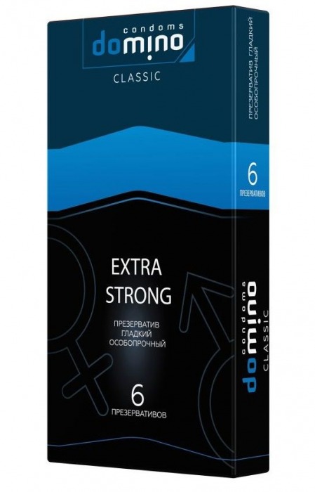 Суперпрочные презервативы DOMINO Extra Strong - 6 шт. - Domino - купить с доставкой в Брянске