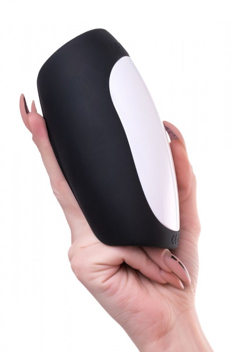 Черно-белый перезаряжаемый мастурбатор Erotist Hailstorm - Erotist Adult Toys - в Брянске купить с доставкой