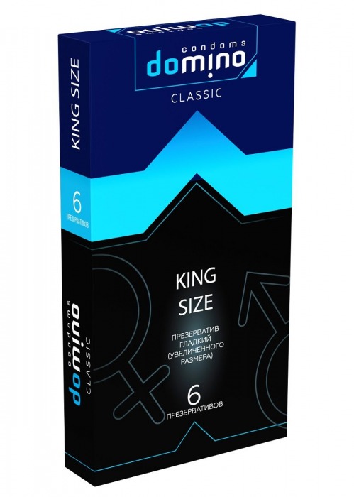 Презервативы увеличенного размера DOMINO Classic King size - 6 шт. - Domino - купить с доставкой в Брянске