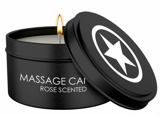 Массажная свеча с ароматом розы Massage Candle - Shots Media BV - купить с доставкой в Брянске