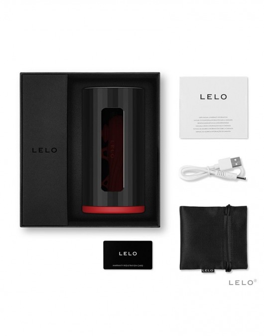 Черно-красный мастурбатор Lelo F1S V2 - Lelo - в Брянске купить с доставкой