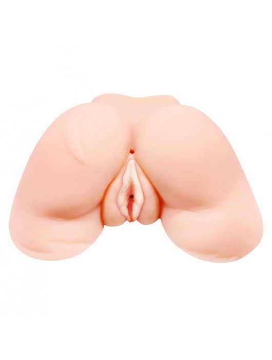 Телесная вибровагина Julie с 2 рабочими отверстиями - Baile - в Брянске купить с доставкой