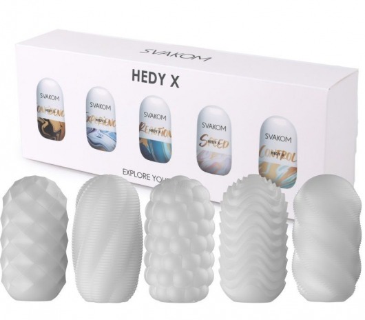 Набор из 5 мастурбаторов Hedy X5 Mixed - Svakom - в Брянске купить с доставкой
