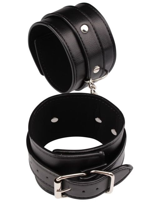 Черные оковы Classic Ankle Cuffs - Chisa - купить с доставкой в Брянске