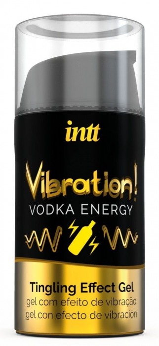 Жидкий интимный гель с эффектом вибрации Vibration! Vodka Energy - 15 мл. - INTT - купить с доставкой в Брянске