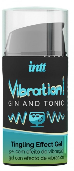 Жидкий интимный гель с эффектом вибрации Vibration! Gin   Tonic - 15 мл. - INTT - купить с доставкой в Брянске