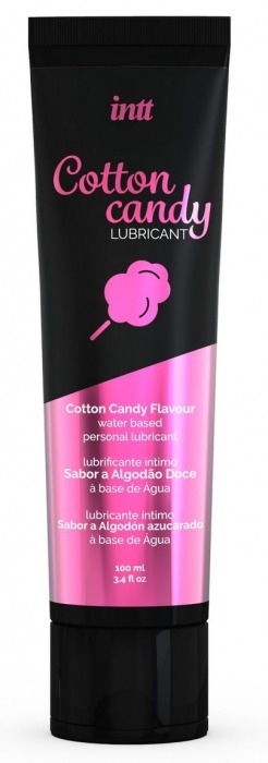 Интимный гель на водной основе Cotton Candy Lubricant - 100 мл. - INTT - купить с доставкой в Брянске