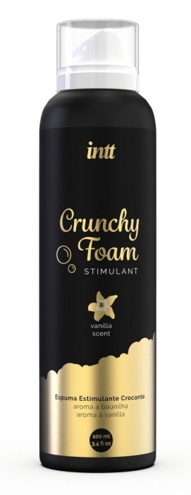 Пенка для массажа Crunchy Foam Stimulant Vanilla - 100 мл. - INTT - купить с доставкой в Брянске