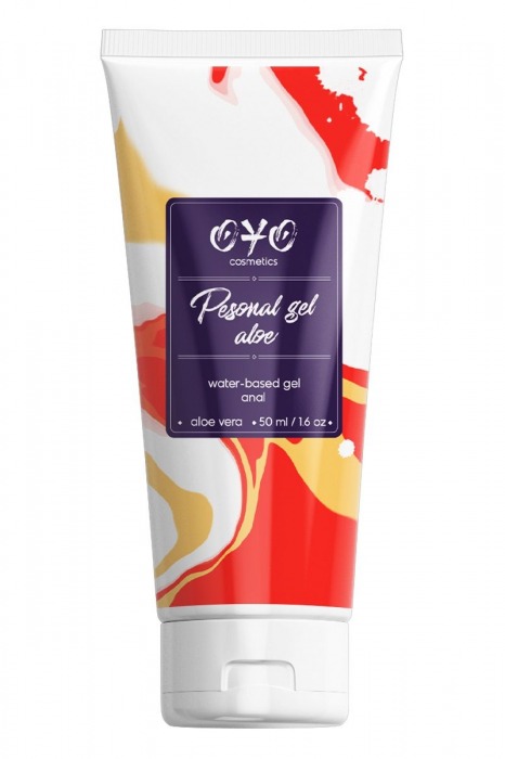 Анальная смазка на водной основе OYO Personal Gel Aloe - 50 мл. - OYO - купить с доставкой в Брянске