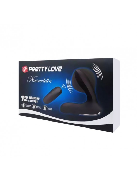 Массажер простаты Nasreddin с функцией расширения и пультом ДУ - 13,5 см. - Baile - в Брянске купить с доставкой