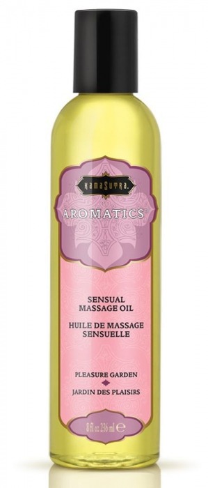 Массажное масло с цветочным ароматом Pleasure Garden - 236 мл. - Kama Sutra - купить с доставкой в Брянске