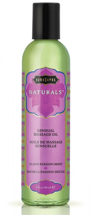 Массажное масло Naturals Island Passion Berry с ароматом тропических фруктов - 236 мл. - Kama Sutra - купить с доставкой в Брянске
