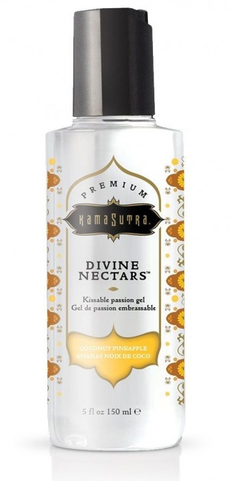 Гель-лубрикант на водной основе Divine Nectars Vanilla с ароматом ванили - 150 мл. - Kama Sutra - купить с доставкой в Брянске