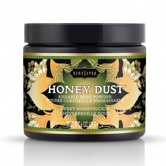 Пудра для тела Honey Dust Body Powder с ароматом жимолости - 170 гр. - Kama Sutra - купить с доставкой в Брянске