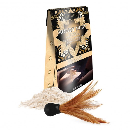 Пудра для тела Honey Dust Body Powder с ароматом ванили - 28 гр. - Kama Sutra - купить с доставкой в Брянске