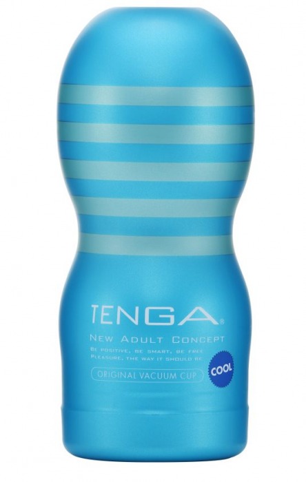 Мастурбатор с охлаждающей смазкой TENGA Original Vacuum Cup Cool - Tenga - в Брянске купить с доставкой