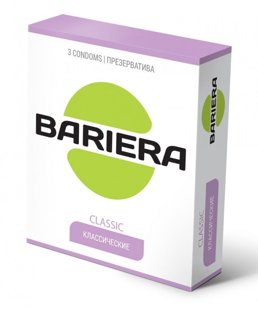 Классические презервативы Bariera Classic - 3 шт. - Bariera - купить с доставкой в Брянске