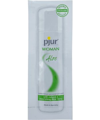 Лубрикант на водной основе pjur WOMAN Aloe - 2 мл. - Pjur - купить с доставкой в Брянске