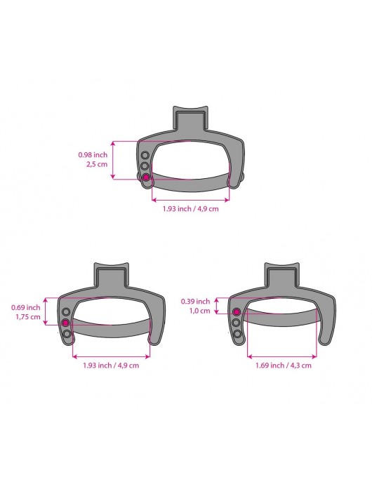 Кольцо с зажимом для мошонки для пояса верности Pubic Enemy - MyStim - купить с доставкой в Брянске