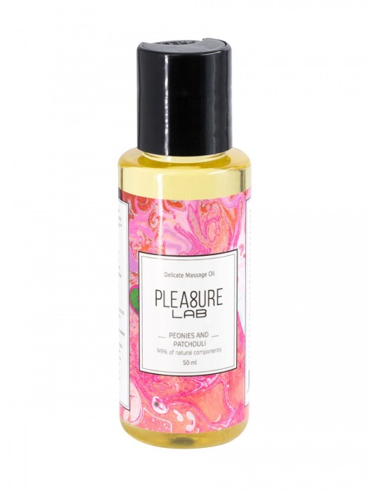 Массажное масло Pleasure Lab Delicate с ароматом пиона и пачули - 50 мл. - Pleasure Lab - купить с доставкой в Брянске