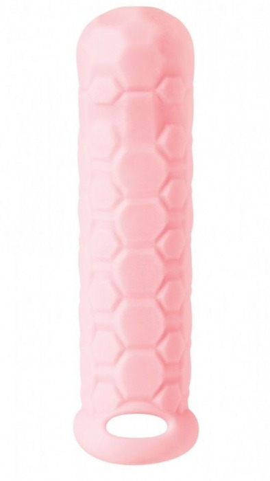 Розовый фаллоудлинитель Homme Long - 15,5 см. - Lola Games - в Брянске купить с доставкой