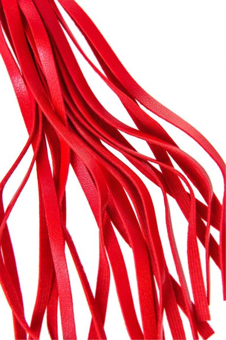 Красно-черный флоггер Anonymo - 28 см. - ToyFa - купить с доставкой в Брянске