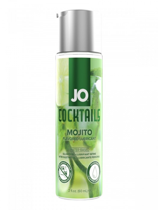 Вкусовой лубрикант на водной основе JO Cocktails Mojito - 60 мл. - System JO - купить с доставкой в Брянске