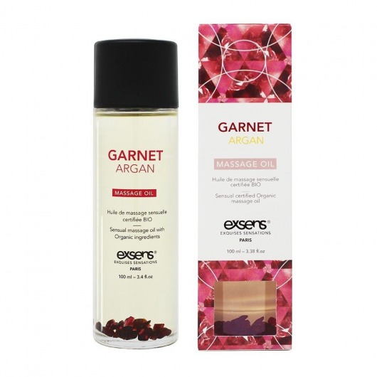 Органическое массажное масло GARNET ARGAN - 100 мл. - Exsens - купить с доставкой в Брянске