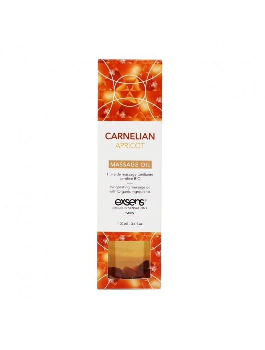 Органическое массажное масло CARNELIAN APRICOT - 100 мл. - Exsens - купить с доставкой в Брянске